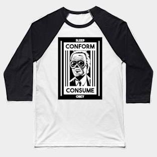 They Live Movie Poster Baseball T-Shirt